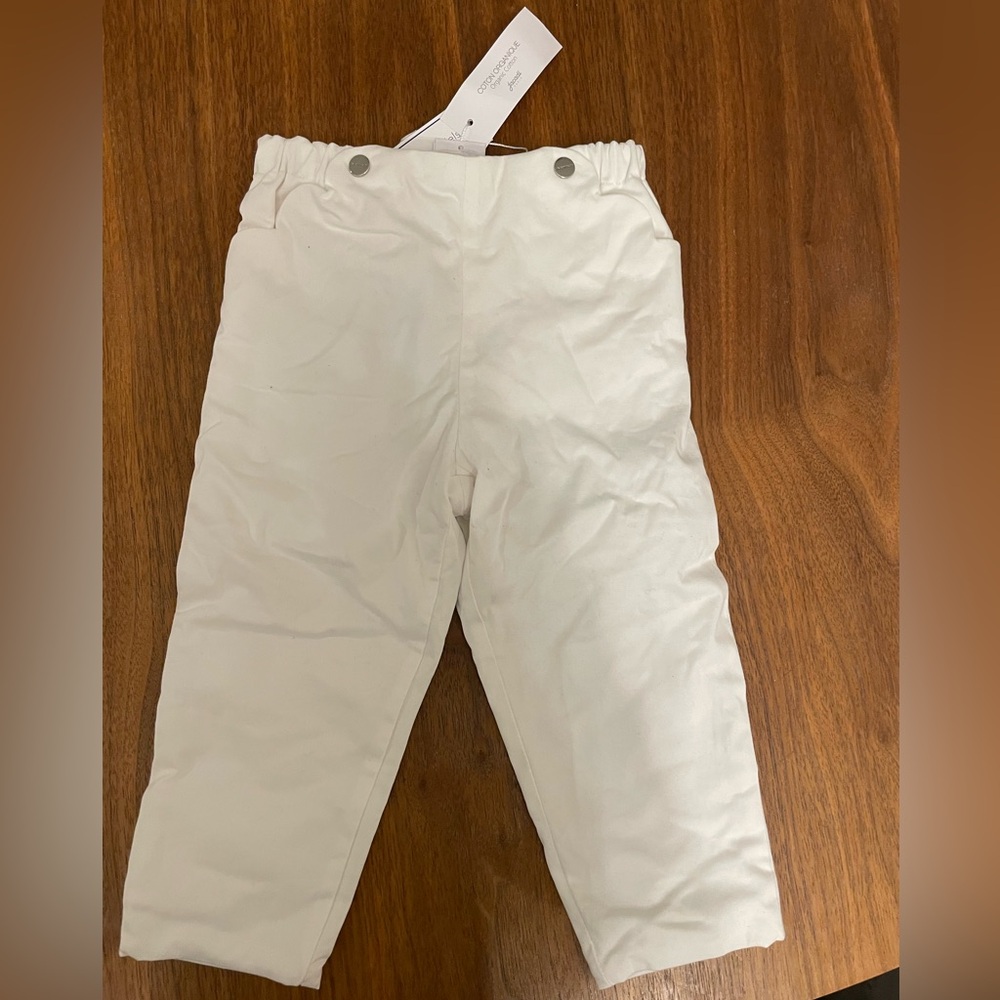 Jacadi Classic White Pants